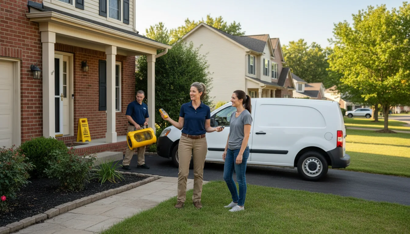 Residential water damage restoration in Rio Verde, AZ